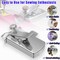 Upgraded Magnetic Seam Guide for Sewing Machine, Magnetic Sewing Guide with Clip, Hemmer Guide, Multifunctional Hem Guide, Universal Sewing Machine Attachments, Sewing Supplies Accessories